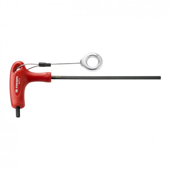 FACOM 84TZ.4SLS - 4mm SLS Tethered Metric Hex Comfort Grip T-Handle Key