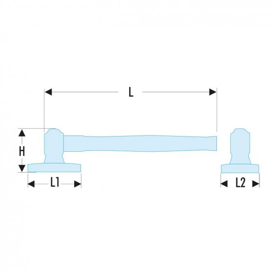 FACOM 867D.DS - Ribbed Face Sheet Metal Dresser