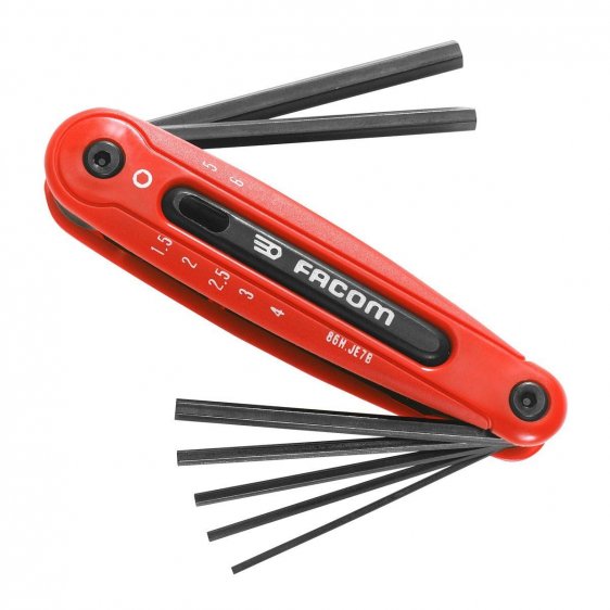 FACOM 86H.JE7B - 7pc Metric Hex Key Folding Set