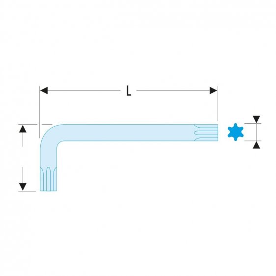 FACOM 89A.JM8 - 8pc Torx Key Folding Set