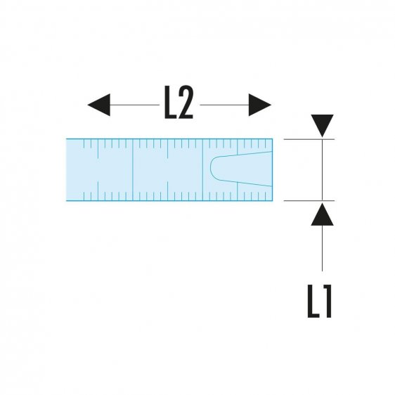 FACOM 893.XSLS -SLS Tethered Class II Metric ABS Case Tape Measure