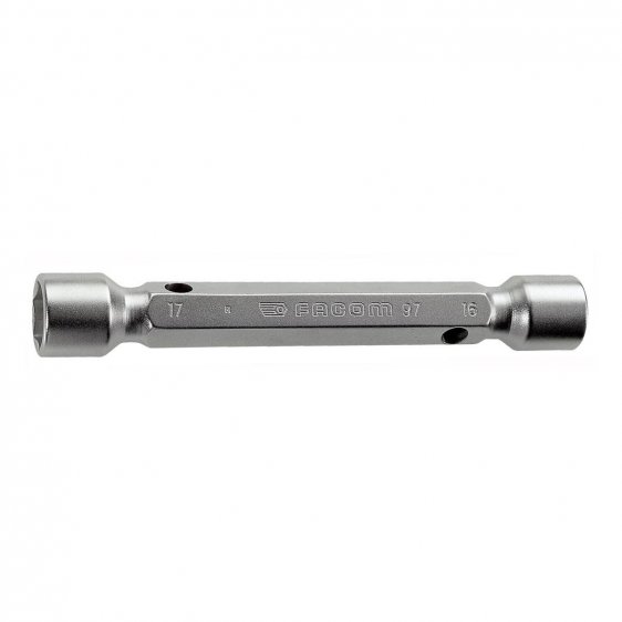 FACOM 97.6X7 - 6x7mm Metric 6x6pt Straight Box Spanner