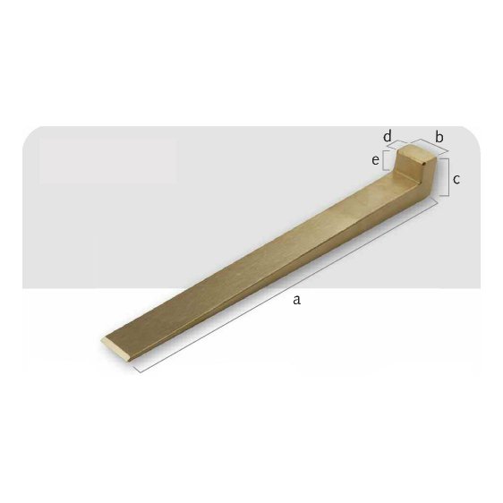 ENDRES 9991034S - 340X20X40mm Non-Sparking Nose Key Wedge