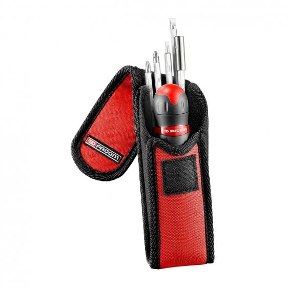 FACOM ACL.2A5 - 6pc Protwist 3in1 Ratchet Screwdriver Set + SL PH PZ Blades