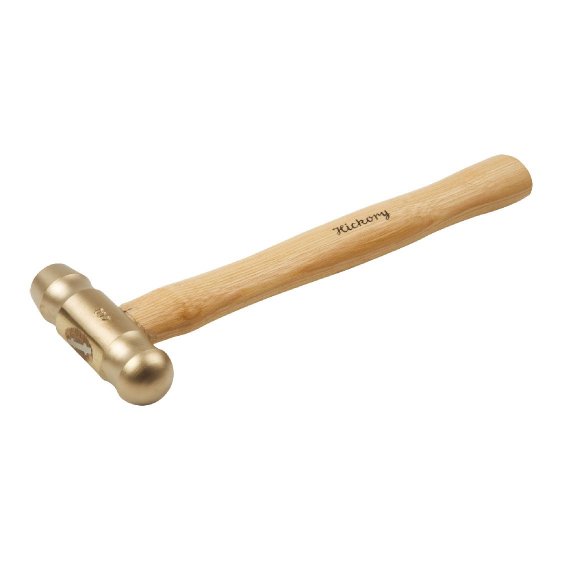 ENDRES 1020300S - 300g Non-Sparking Ball Pein Engineers Hickory Handle Hammer