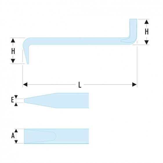FACOM ARZ.X - Slotted Angled Screwdriver Key