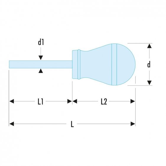 FACOM ATDXS - Pozidriv Stubby Protwist Screwdriver