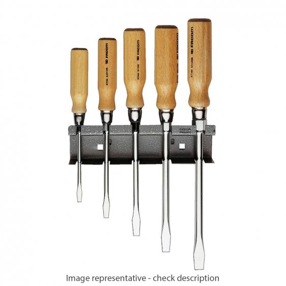 FACOM ATHH.PJ3 - 3pc Phillips Wooden Handle Bolster Screwdriver Set