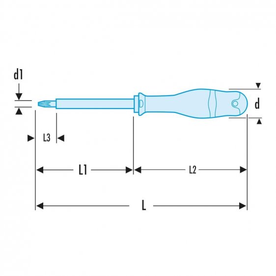 FACOM ATPXVE - Insulated Phillips Protwist Screwdriver
