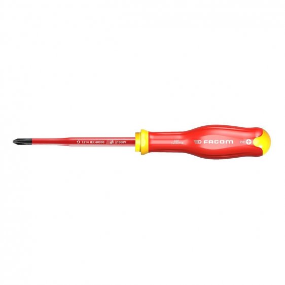 FACOM ATP2X125TVE - PH2x125mm Insulated Phillips Protwist Thin Blade Screwdriver