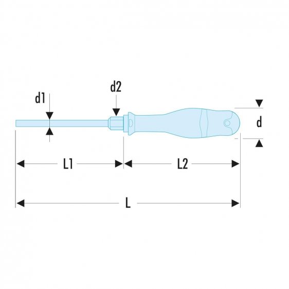 FACOM ATWPHX - Phillips Protwist Bolster Hex Bar Screwdriver
