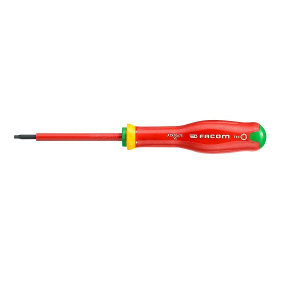 FACOM ATX10X75VE - T10x75mm Insulated Torx Protwist Screwdriver