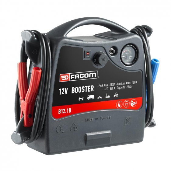 FACOM B12.1C - 12v Battery Booster + Charger