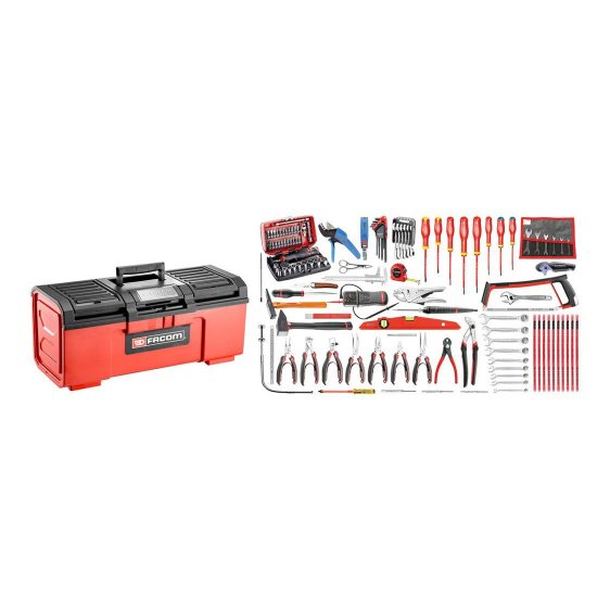 FACOM BPC24N.E18 - 120pc Electricians Metric Tool Kit + Tool Box