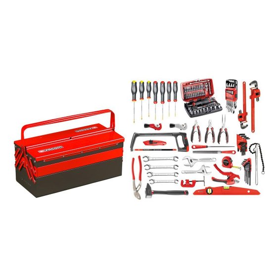 FACOM BT11A.M210A - 94pc Plumbers Metric Tool Kit + Cantilever Tool Box
