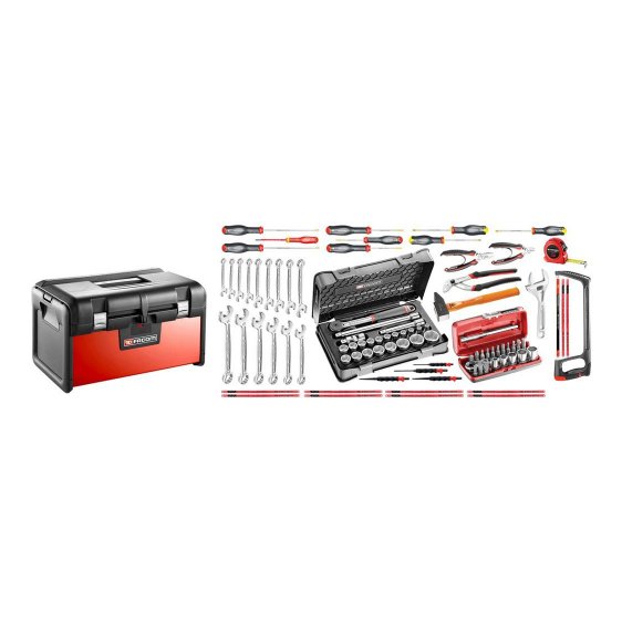 FACOM BT200.M100A - 96pc General Metric Tool Kit + Tool Box