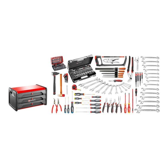 FACOM BT203.M120A - 147pc General Metric Tool Kit + Drawer Tool Box