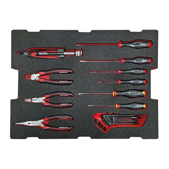 FACOM BVFC1.MRO-A - 141pc Aerospace A License Tool Kit + Foaming + Flight Case