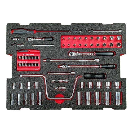 FACOM BVFC2.MRO-B1 - 179pc Aerospace B1 License Tool Kit + Foaming + Flight Case
