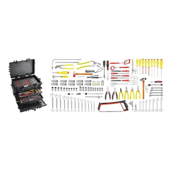 FACOM BVFC4.MIL-1 - 117pc Aerospace Military ToolKit + Roller Cabinet