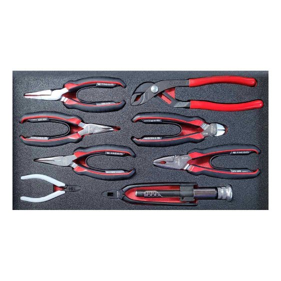 FACOM BVFC4.MIL-1 - 117pc Aerospace Military Metric Inch Tool Kit + Roller Cabinet