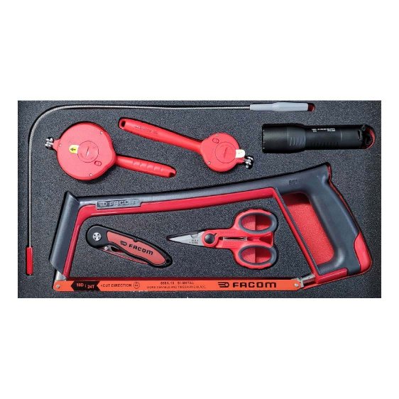 FACOM BVFC4.MIL-1 - 117pc Aerospace Military Metric Inch Tool Kit + Roller Cabinet