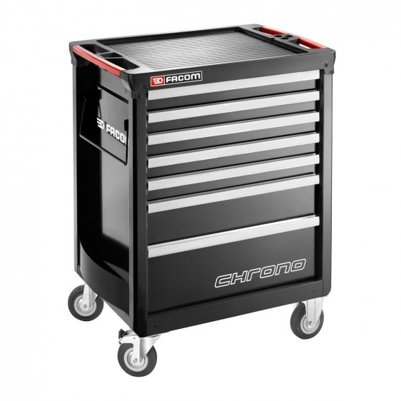 FACOM CHRONO.7GM3A - CHRONO+ 7 Drawer 3 Mod Roller Cabinet Black