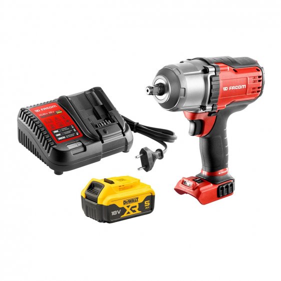 FACOM CL3.CH18SP2 1625Nm 1 2 SD HP 18V Cordless Impact Wrench 2x5Ah Set ETS