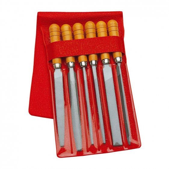 FACOM CLE.DAM100A - 6pc Locksmiths Smoothing Cut File Set