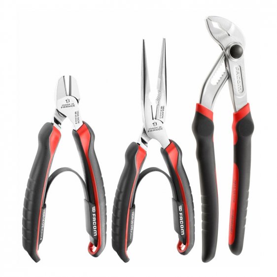 FACOM CPE.A3 - 3pc Comfort Grip Pliers Set