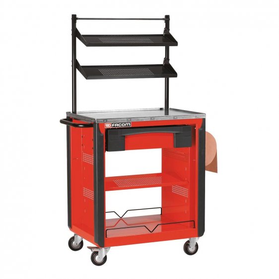 FACOM CR.T3XL - 3 Shelf + Drawer Roller Work Bench Station