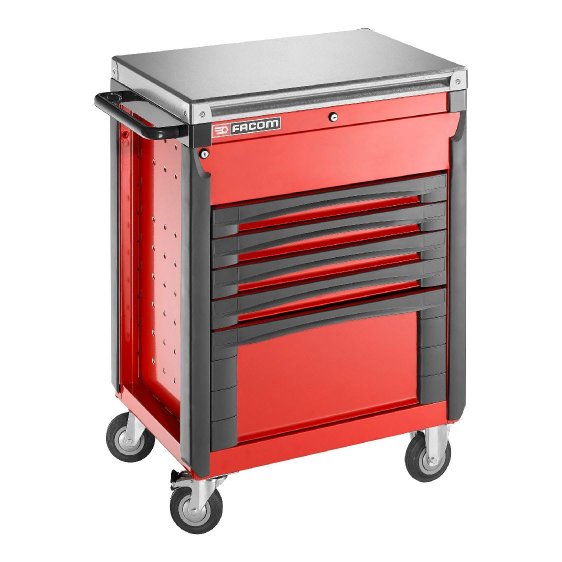 FACOM CR.T5XL - 5 Drawer + Lift Top Roller Work Bench Station