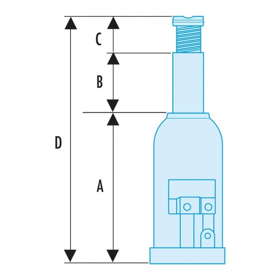 FACOM DL.XBTI - Heavy Duty Bottle Jack