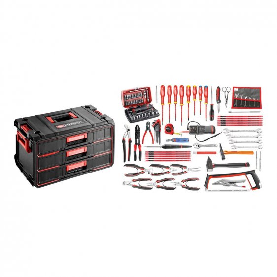 FACOM DS295.E17 - 101pc Electricians Metric Tool Kit + Drawer Tool Box