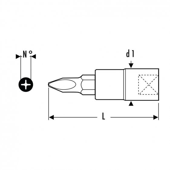 EXPERT by FACOM EJPH.X - 3/8
