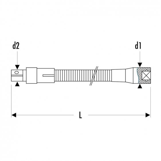 EXPERT by FACOM E031614 - 200mm 3/8