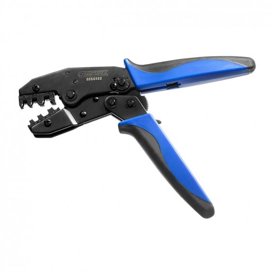 EXPERT by FACOM E050302 - Comfort Grip Non-Insulated Terminal Crimper Plier
