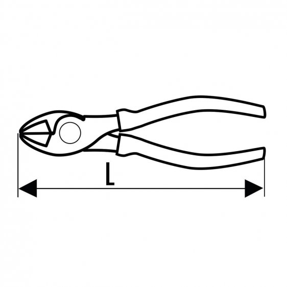 EXPERT by FACOM E391A.X - Diagonal Side Cutter Comfort Grip Pliers