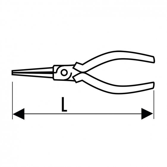 EXPERT by FACOM E080412 - 170mm Straight Round Comfort Grip Pliers