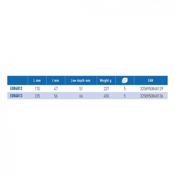 EXPERT by FACOM E084812-3 - Long Nose Lock-Grip Pliers