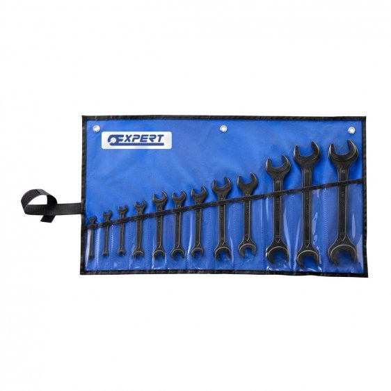 EXPERT by FACOM E114040 - 12pc Heavy Duty Open Jaw Spanner Set + Roll