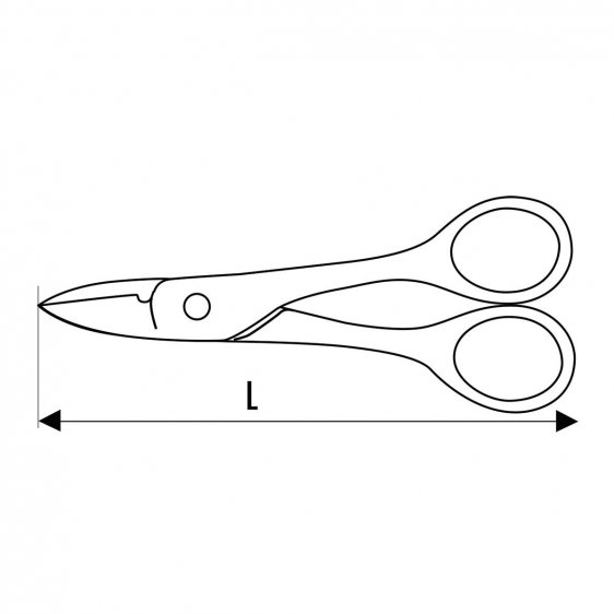 EXPERT by FACOM E117764 - 150mm Electricians Scissors