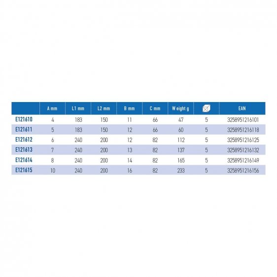 EXPERT by FACOM E84TZSA.XM - Metric Ball Hex Comfort Grip T-Handle Key