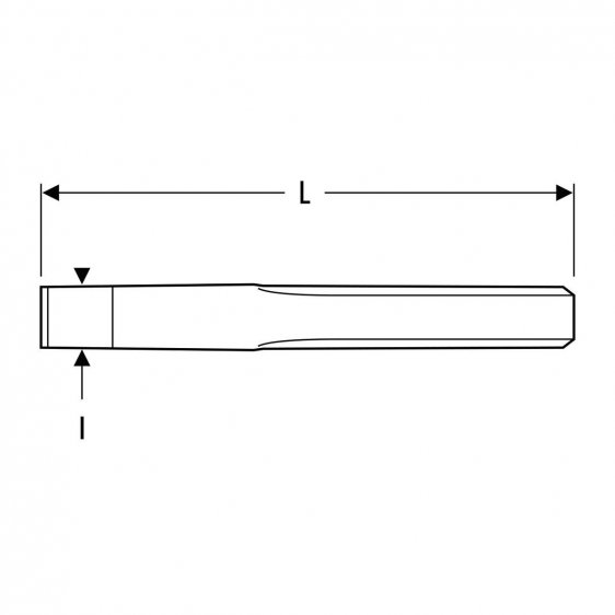 EXPERT by FACOM E263.X - Constant Profile Flat Blade Chisel