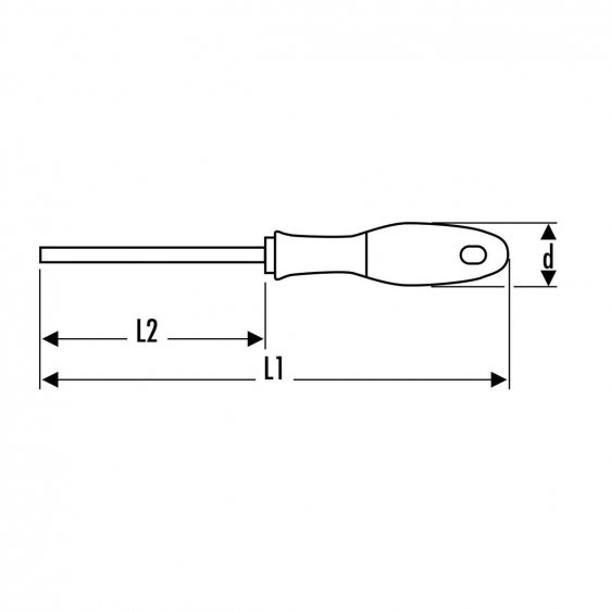 EXPERT by FACOM EATFX - Flared Slotted Comfort Grip Screwdriver