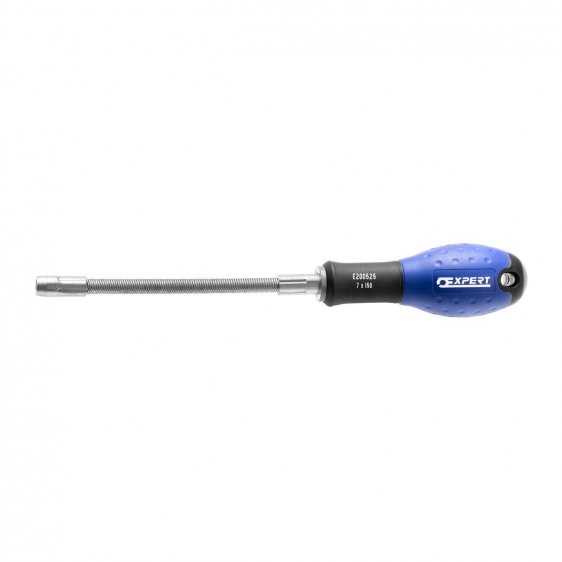 EXPERT by FACOM E200525 - 7x150mm Metric 6pt Hex Socket Comfort Grip Flexible Screwdriver