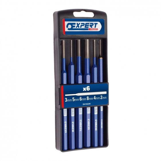 EXPERT by FACOM E418226 - 6pc Parallel Drift Punch Set + Case