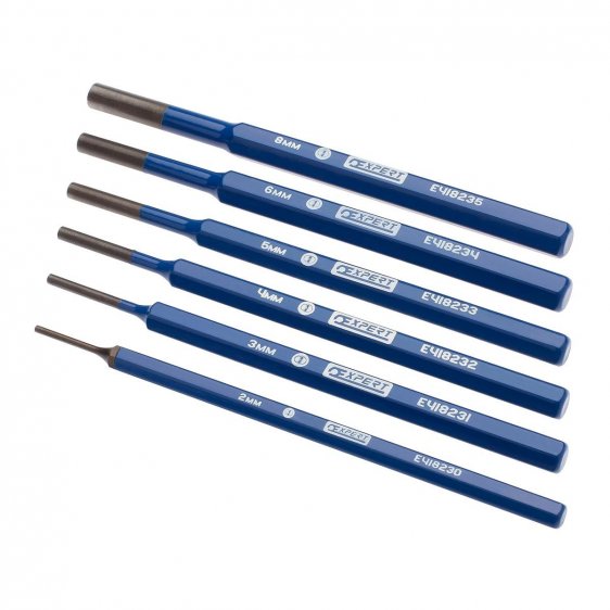 EXPERT by FACOM E418226 - 6pc Parallel Drift Punch Set + Case