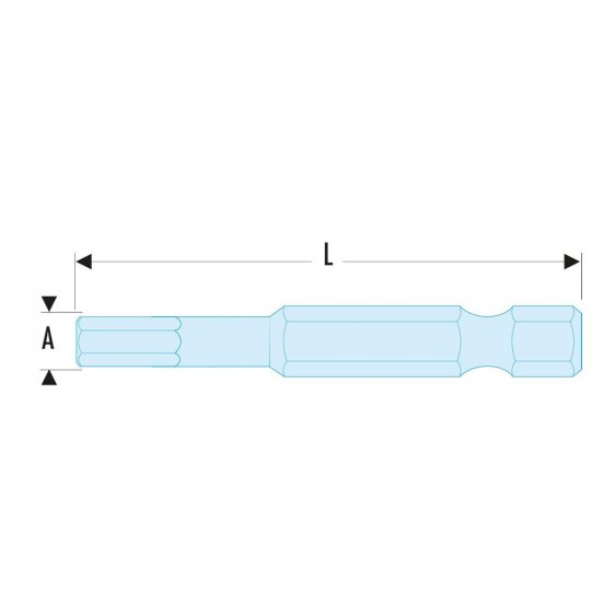 FACOM EH.60XM - Metric Hex 1/4
