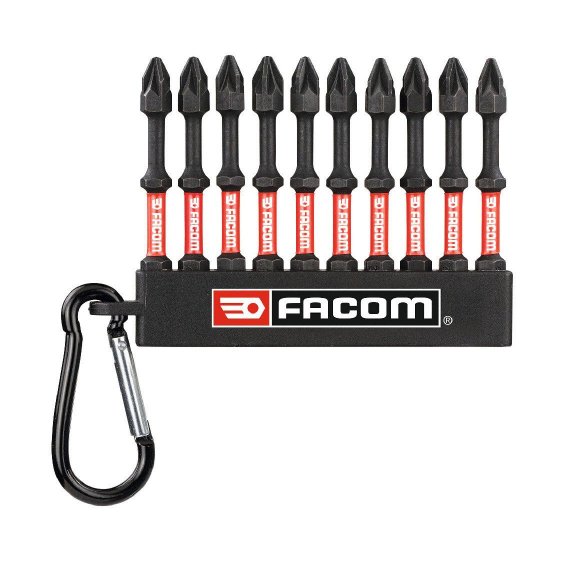 FACOM END.JP101 - 10pc Pozidriv Impact Flextorq Pozidriv 1/4